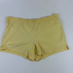 Danskin Now Athletic Shorts Womens Large Yellow